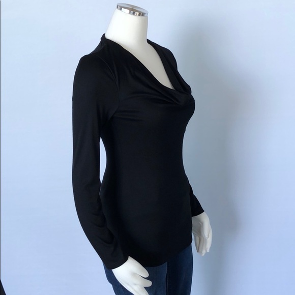 NWT WHBM Draped Neck Jersey Top XXS - Picture 13 of 16